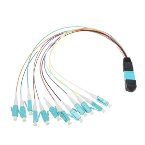 Fiber Optic Jumper Cable MPO-LC Duplex 12 Cores LC SC