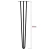 Import 10 12 16 18 30 inch adjustable height brush black metal steel aluminum material coffee  dining outdoor bar table leg manufacture from China