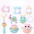 Import 10 pcs hot selling funning rattle ball baby hand bells sets Cute rattle from China