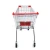 Import 100 L European style shopping trolley modern herringbone metal wire storage hand cart with different size can be custom from China