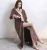 Import 100 plus thick fur collar wholesale bathrobe night dress sleepwear from China