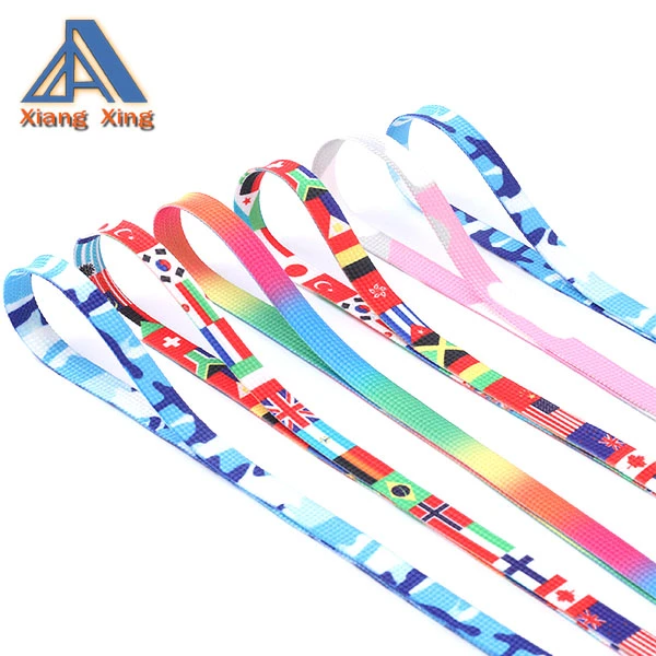 1.0*100~130cm/multicolors shoelace printed in different styles