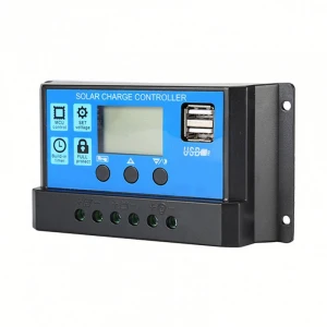 10A 20A 30A Solar Charge Controller 12V 24V Auto PWM 5V Output Solar Cell Panel Regulator PV Home Battery Charger LCD Dual USB