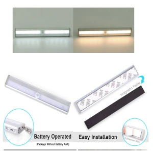10LED infrared human sensor light cabinet night light bar aluminum strip light