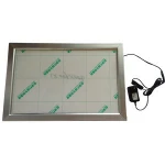 110V/220V CE RoHS ULL ETLL External power supply LED Menu Sign Board Restaurant Poster Frame Advertising led slim light box