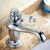 Import (1134C)Europe Modern Bathroom Chromed Basin Taps Brass Antique Faucet from China
