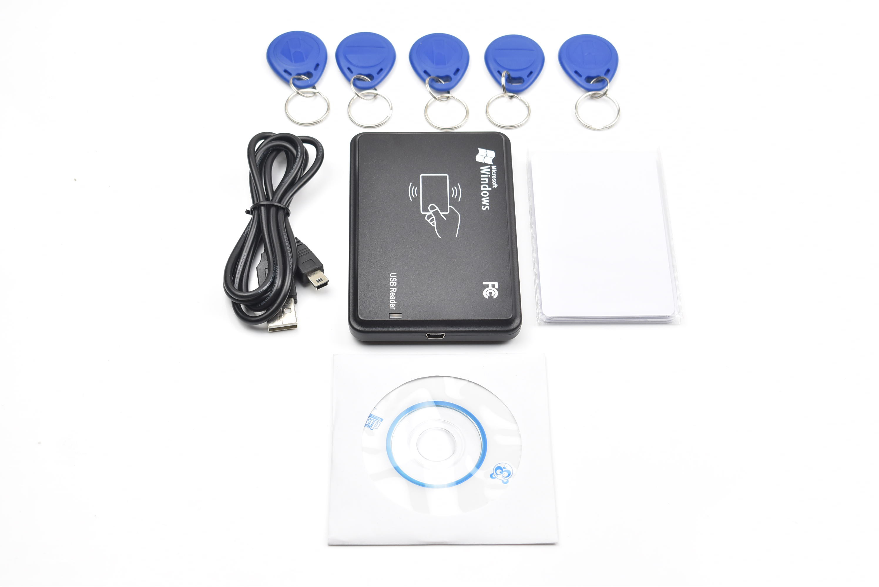 Buy 125khz Rfid Em4100 Proximity Sensor Smart Usb Card Reader from ...