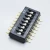 Import 1.27mm pitch SMT type dip switch with top taped from China