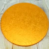 12mm Thick Round Gold Cake Base Board Waterproof Gold Foil and Embossed Food Grade 8 10 12 14 16 Inch Cake Drum for Cake