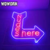 12V custom waterproof sign flexible neon LED sign light For holiday party event