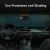 Import 130*60/140*70cm  Car Windshield Foldable Sun Shade Visor Cover Block Reflector Portable Breathable Anti UV Protector Screen Free from China