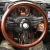 Import 14 inch Black Real Wood Steering Wheel 350mm Classic Car Interior Parts Steering Wheel For Car Sports Steering Wheel from China