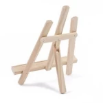 14*20CM High Quality Polished Wooden Mobile Easel Art Display Stand Childrens Painting Desktop Easel