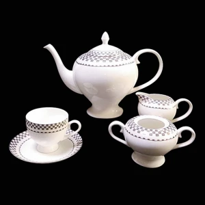 15 piece 17 piece round Tea coffee sets afternoon family wedding gifts home decor dinnerware sets tableware cup&saucer
