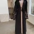 Import 1502# 2021 Latest New Designs Embroidery Cardigan Islamic Clothing Fashion Front Open Kimono Arabic Style Dubai Muslim Abaya from China