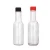 Import 150ml 180ml 250ml Bulk chili sauce glass bottle glass hot sauce bottle with plastic lid from China