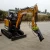 Import 1.8 ton digger 1.6 ton mini excavator mini digging machine from China