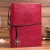 Import 18*22cm PU Compass Scrapbook Pattern 60 Pages Vintage Journal Handmade Diary Embossed Red Leather Photo Album DIY from China