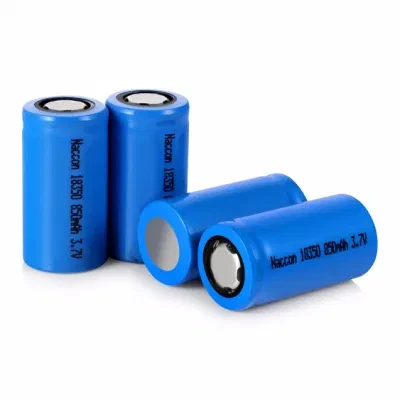 18350 3.7V 900mAh Cylinder Li-ion Battery with Flat Top, 10c Rate Electric Toy Battery