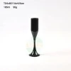 185ml Black goblet with round bottom household glass goblets