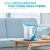 Import 1.8L Cordless Safe Rapid Specification Whistling Tea Kettle Plastic Transparent Electric Water Kettle from China