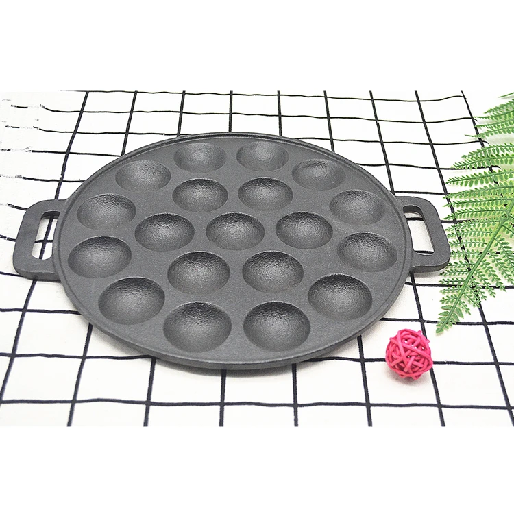 19 holes oven roasting cookware vegetable oil cast iron mini cake pans