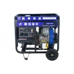 192F 8KW Electric Starter Portable Single Phase Diesel Power Generators For Sale