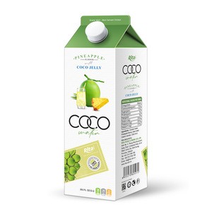 1L Paper Box Coconut Water with Jelly Mango Flavor