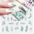 Import 1pcs Water Nail Decal and Sticker Flower Leaf Tree Green Simple Summer Slider for Manicure Nail Art Watermark Tips from China