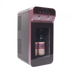 2 Bottle Cigar Cooler Humidor Mini Wine Refrigerator