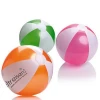 2 color 6 panels beach ball with logo PVC inflatable ball phthalate free low MOQ