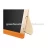2 in 1 Table Top Easel Erasable And Chalkboard Surfaces With Double- Sided Tabletop Easel
