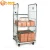 Import 2 Sided Industrial Logistic Equipment Cargo Storage Detachable Foldable Galvanized Roll Container from China