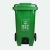 Import 2 wheels garbage bin outdoor100 liters 26 Gallon  waste bin from China
