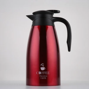 2000ml Coffee Double Wall Vacuum Insulated Flask Pot