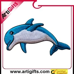 2011 hot cute dolphin embroidery craft