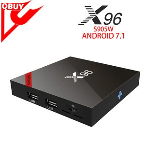 2017 best smart tv box X96 S905W amlogic s905w 2gb/16gb android tv box digital satellite receiver
