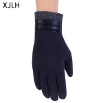2017 China cheap winter warm fabric car driver gloves for mens