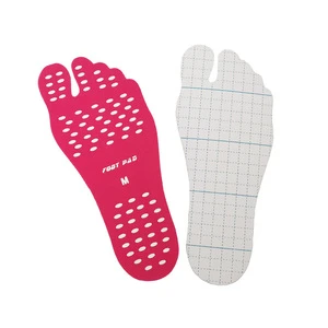2017 New Design Nakefit Stick on Sole Shoe Pads,Invisible Adhesive Shoe for Beach,Pool and outdoor activity