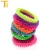 Import 2018 Fancy colored women elastic rubber hair bands from China
