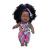 Import 2018 Fashion vinyl toy 12 inch plastic lifelike african american black baby doll for kids from China