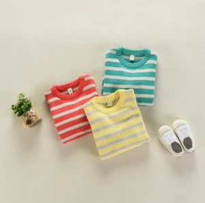 2018 HOT SALE Children&#039;s sweaters boys and girls striped sweater