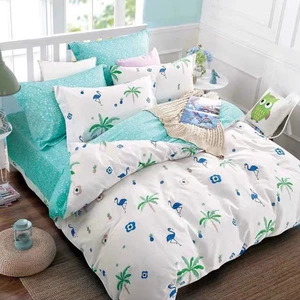 2018 new design high quality linen bed cotton 100% uganda bedding sets