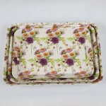 2018 new flower lavender fruit plaid rectangular tray