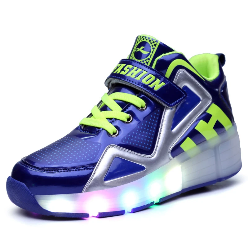 2019 Led Light Up Roller Shoes 2 Wheels Skate Kid Shoes LED shoes