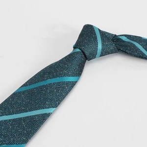 2019 Mens 100% Silk Fashion Customised Blue Cravat Tie