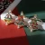 Import 2020 China Christmas flat metal Santa ornament decoration custom metal Christmas ornament from China
