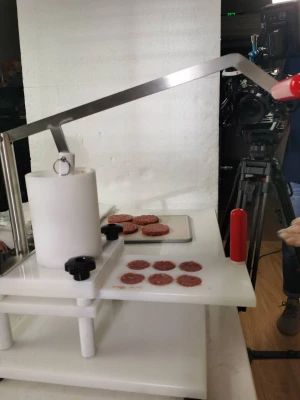 2020 Horus Manual Burger Press Hamburger Maker Easy Operated Meat Pie Burger Patty Forming Machine