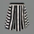 Import 2020 new design causal  Girl&#x27;s stripe woven skirt from China