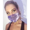 2020 new Wholesale Mesh Rhinestone Face Covering faceMask Decoration Sparkling Diamond faceface cover Rhinestone Mesh Party Accessory